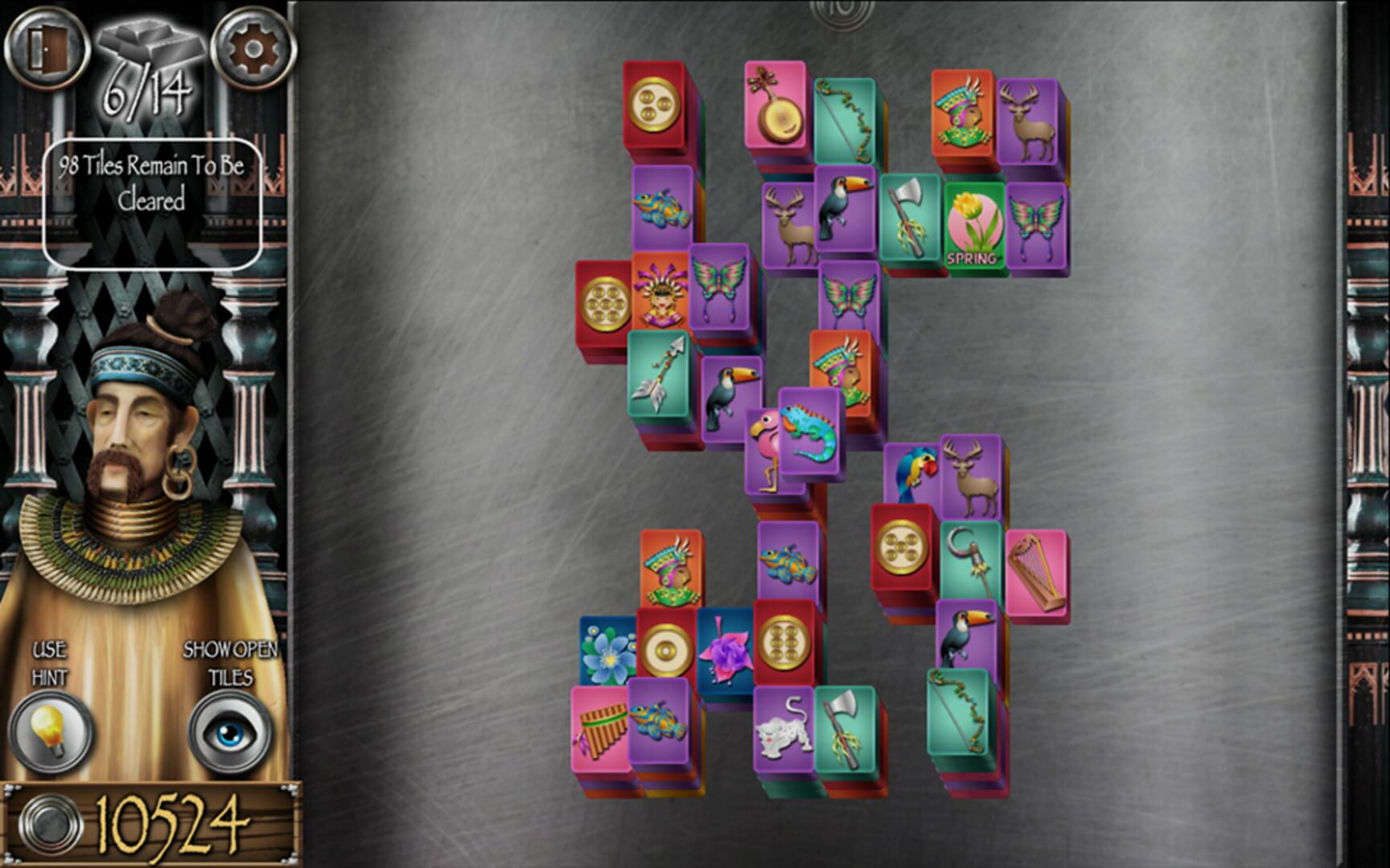 Mahjong Masters: Temple of the Ten Gods - Screenshot