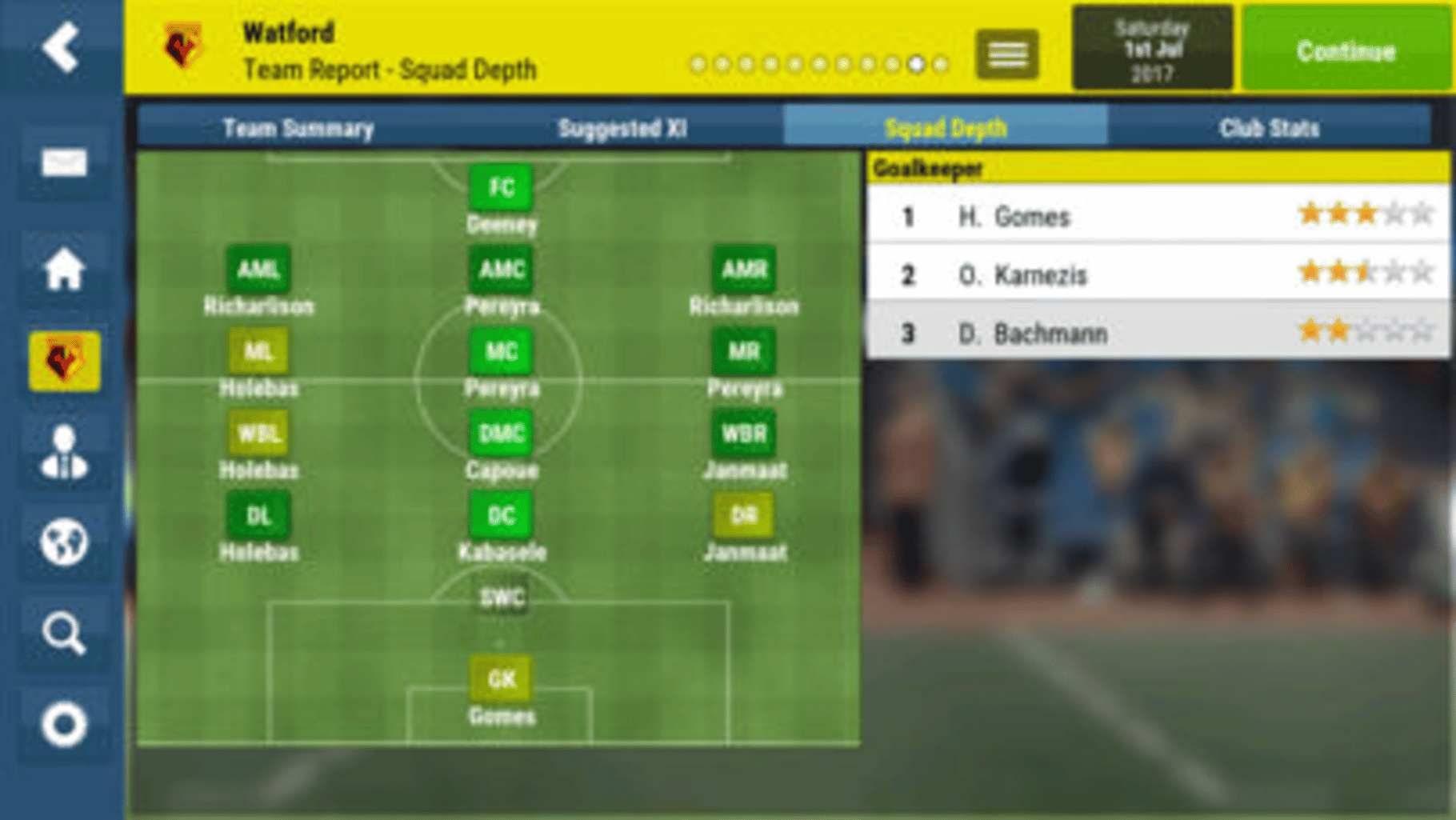 Football Manager Mobile 2018 screenshot