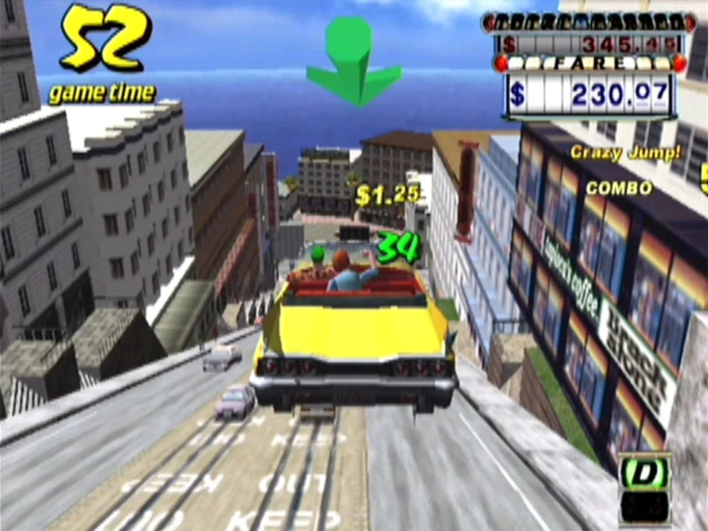 Captura de pantalla - Crazy Taxi