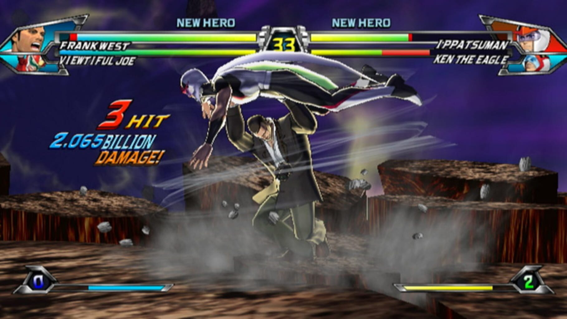 Captura de pantalla - Tatsunoko vs. Capcom: Ultimate All Stars