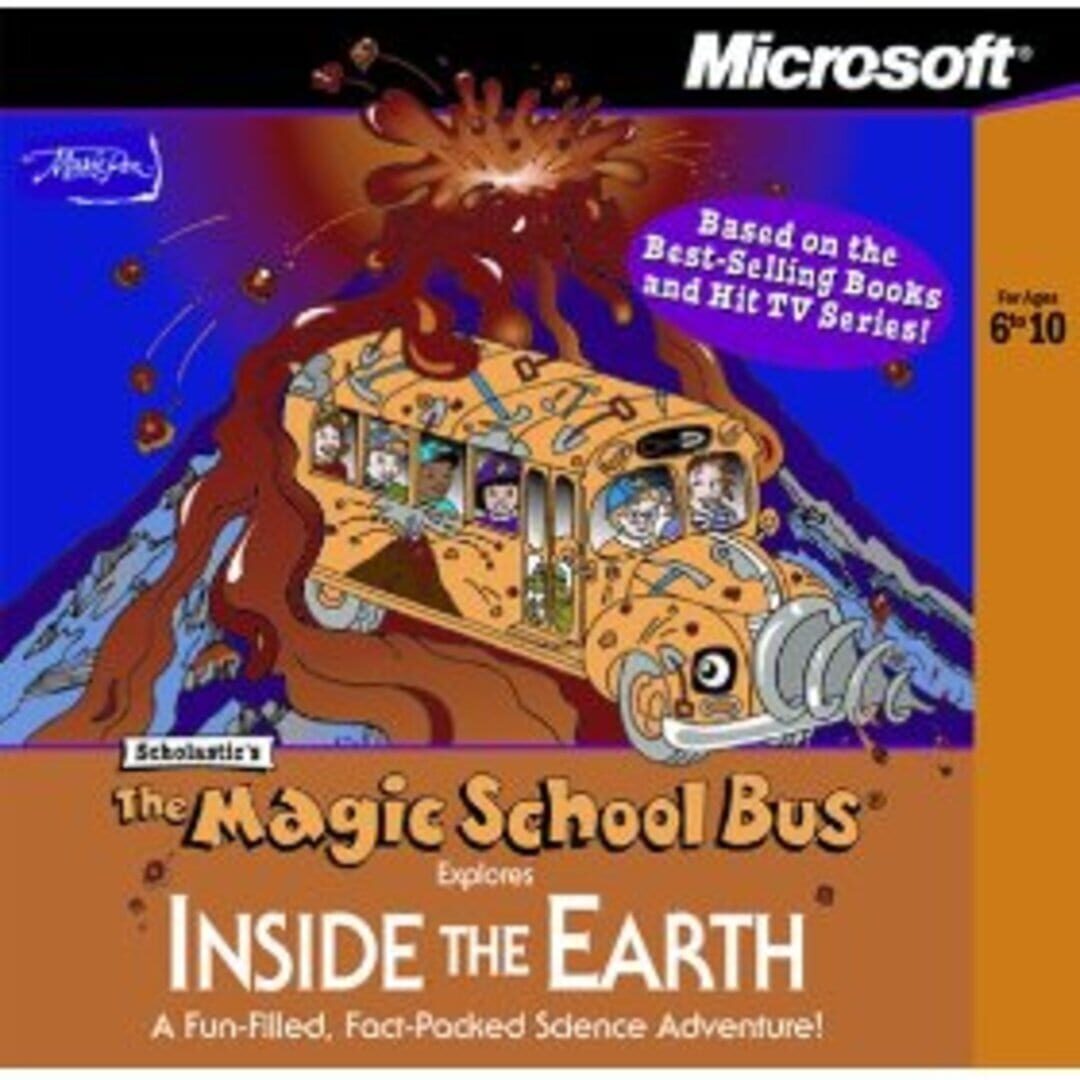 Cover image of The Magic School Bus Explores Inside the Earth