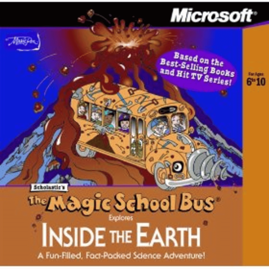 The Magic School Bus Explores Inside the Earth Cover