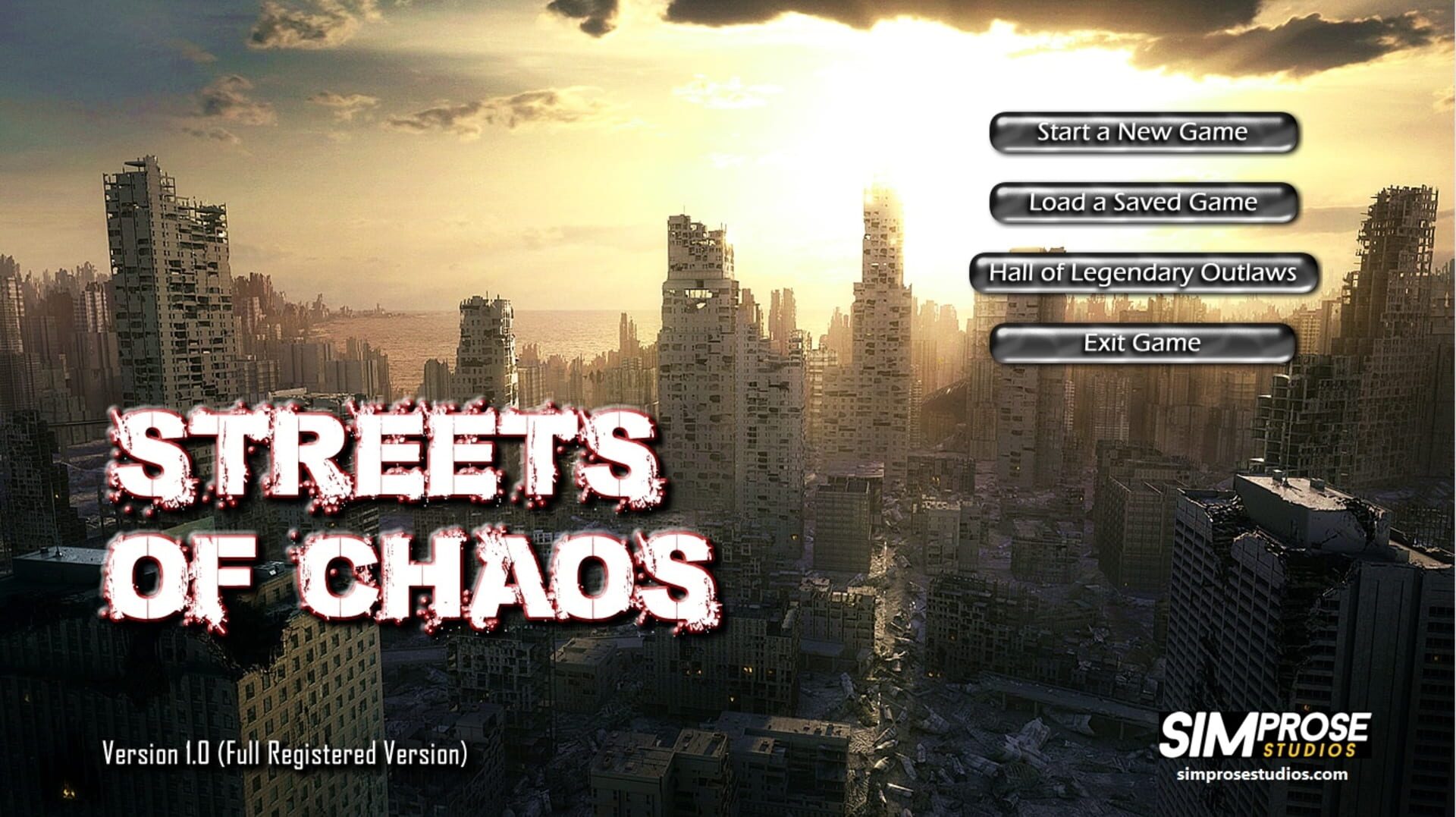 Streets of Chaos - Screenshot
