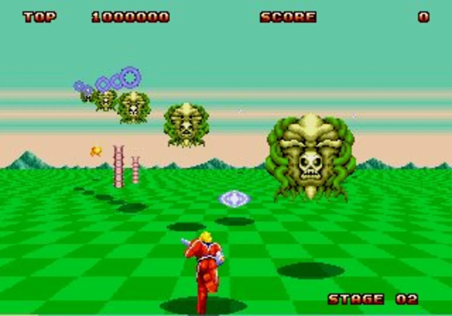 Captura de pantalla - Space Harrier II