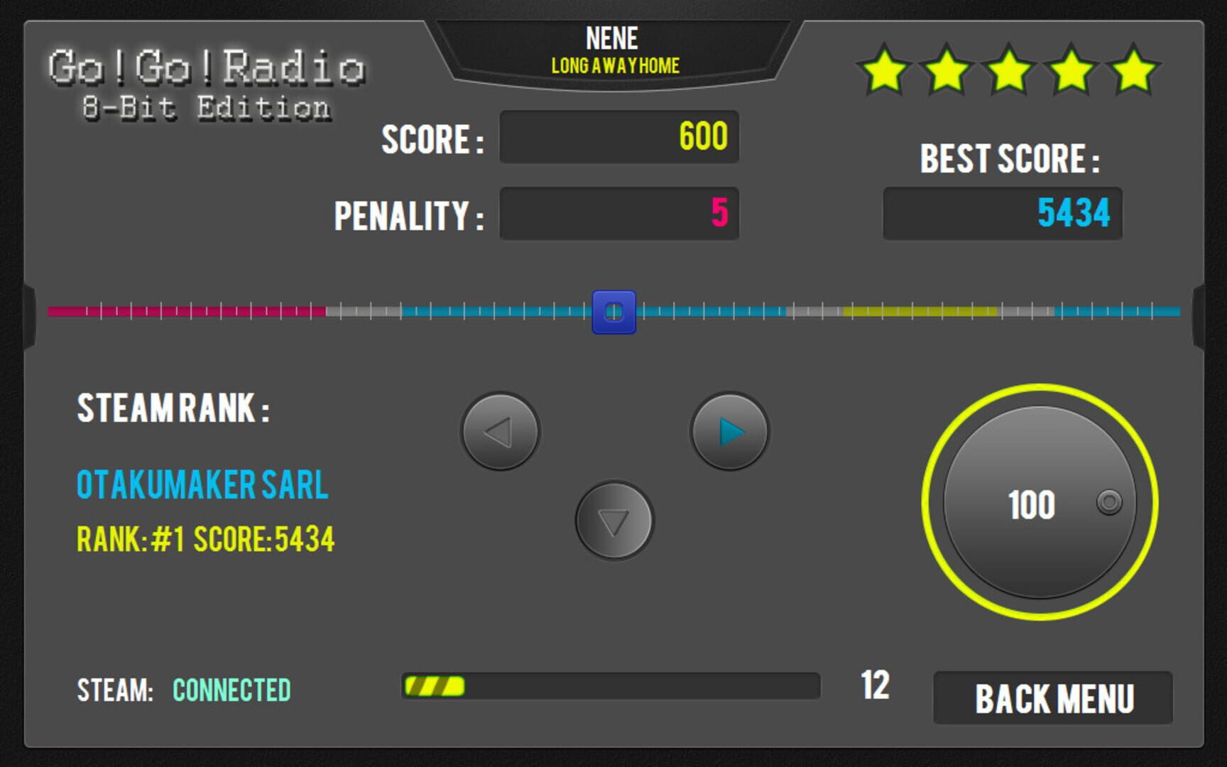 Go! Go! Radio : 8-Bit Edition - Screenshot