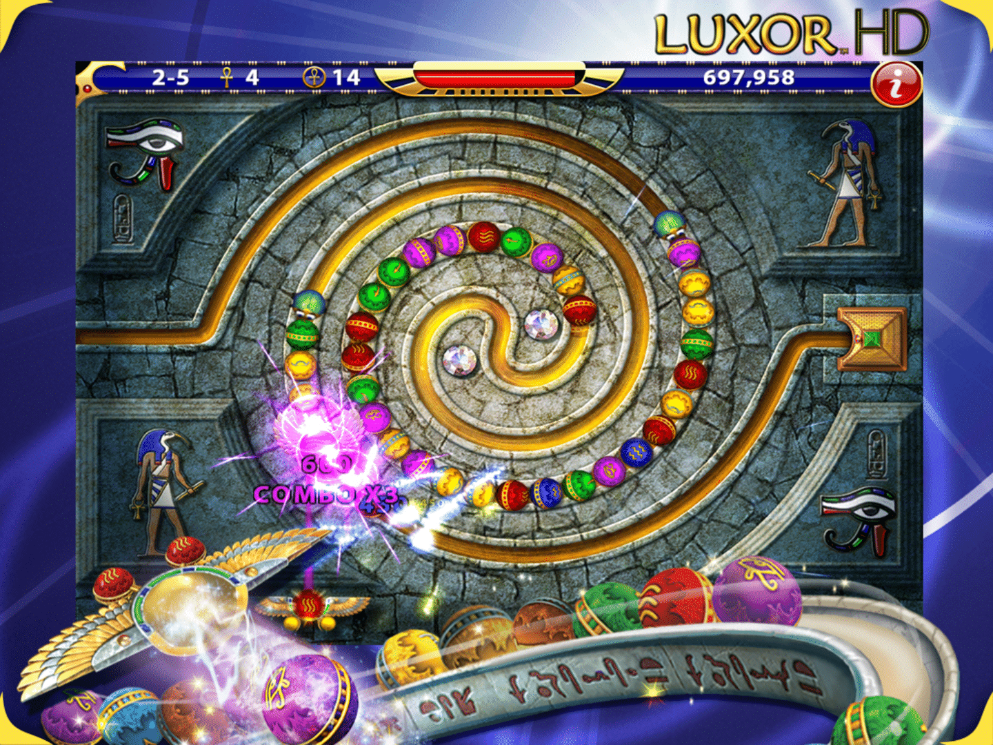 Luxor HD screenshot