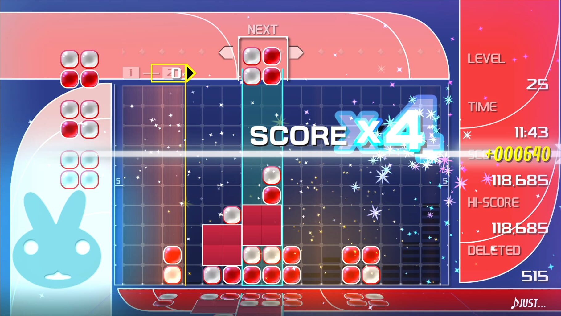 Lumines Remastered screenshot