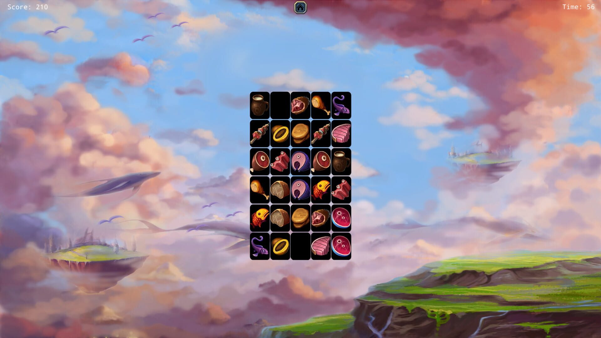 Food Monster and Animals Memory Match - Screenshot