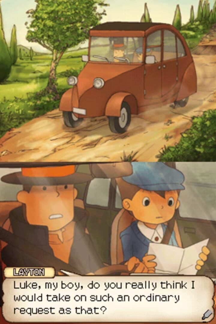 Professor Layton and the Curious Village screenshot