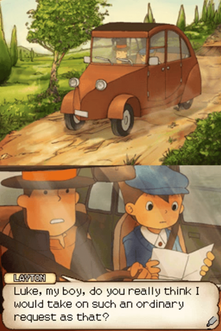 Professor Layton and the Curious Village screenshot