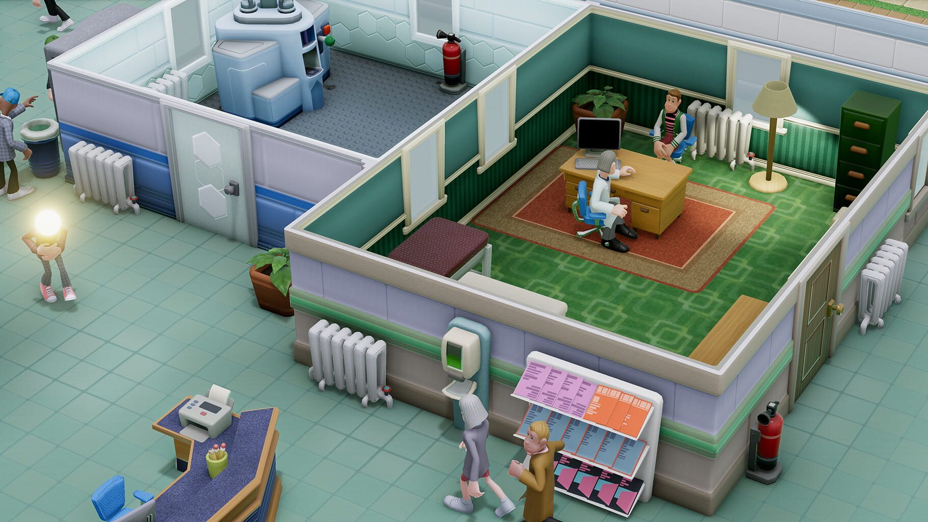 Two Point Hospital screenshots