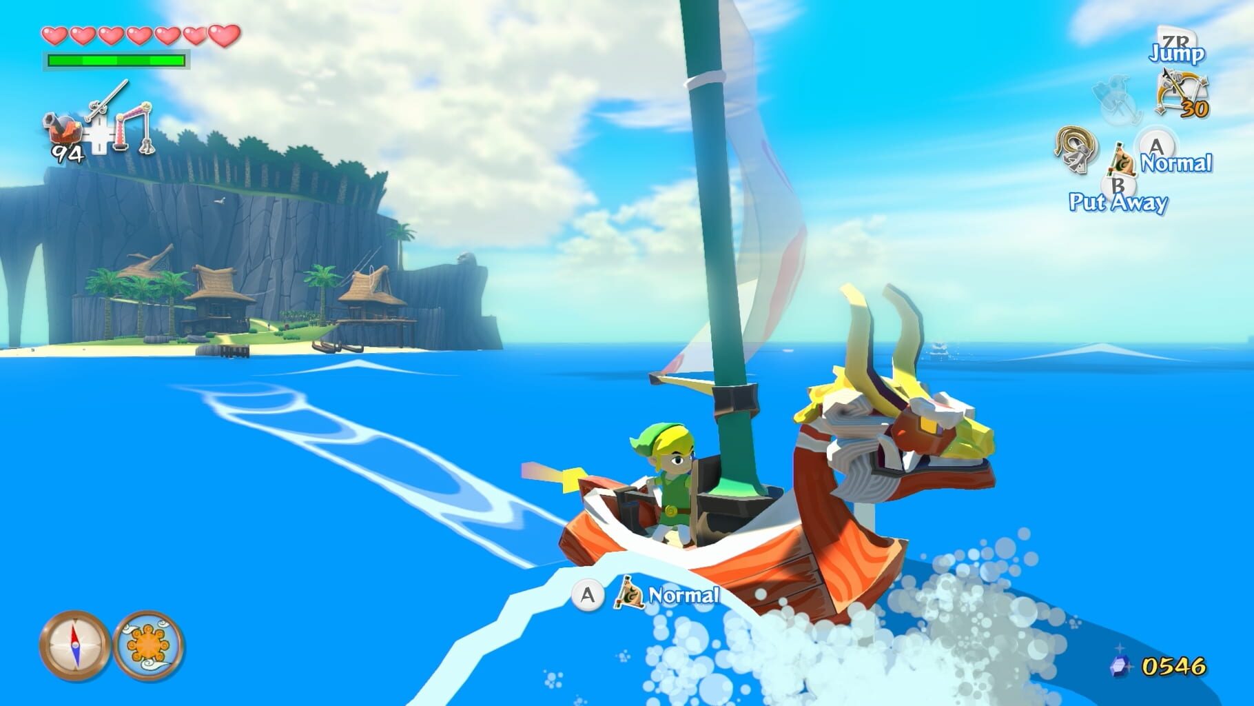 Captura de pantalla - The Legend of Zelda: The Wind Waker HD