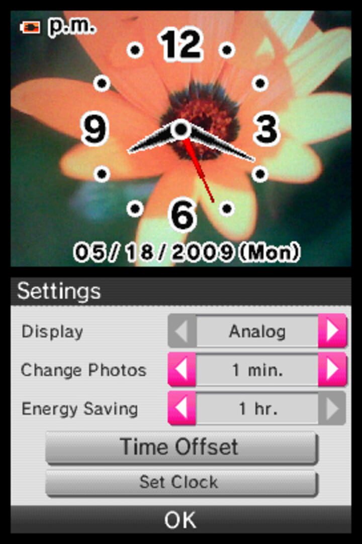 Captura de pantalla - Photo Clock