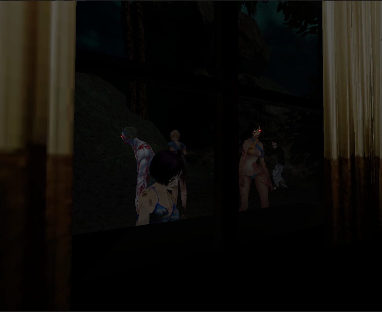 The beauties&zombies of beach for VR - Screenshot
