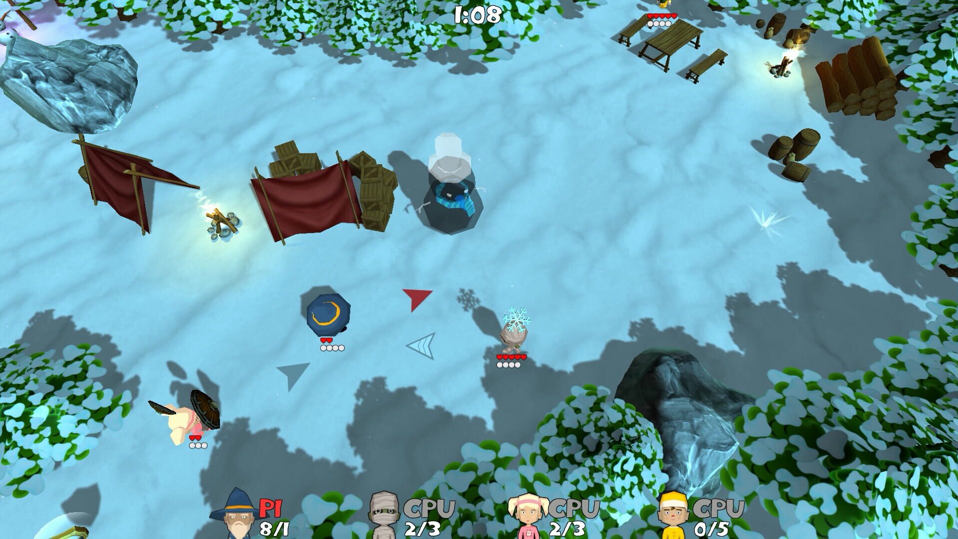 Super Snow Fight - Screenshot