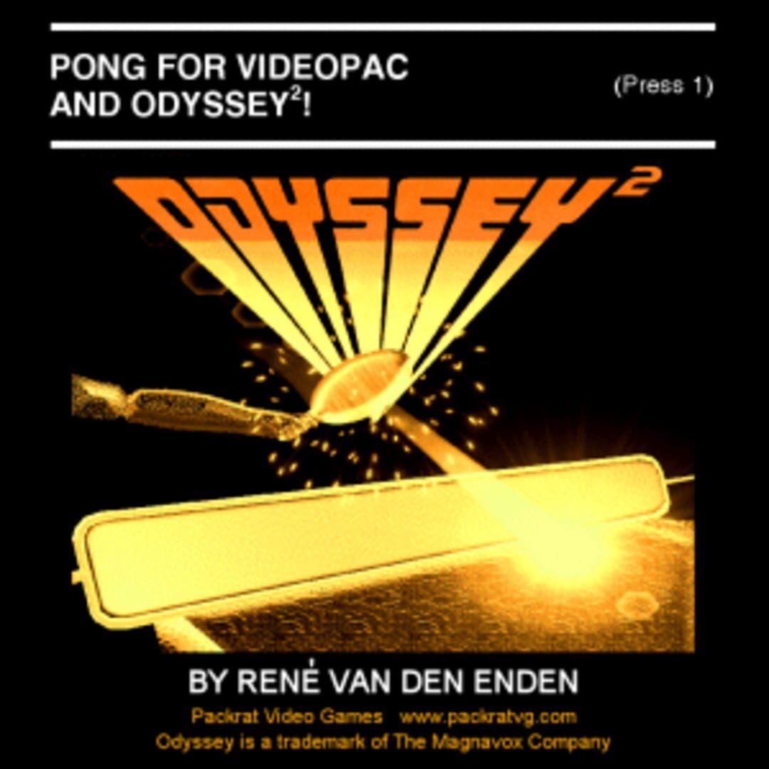 Pong for VideoPac and Odyssey 2!