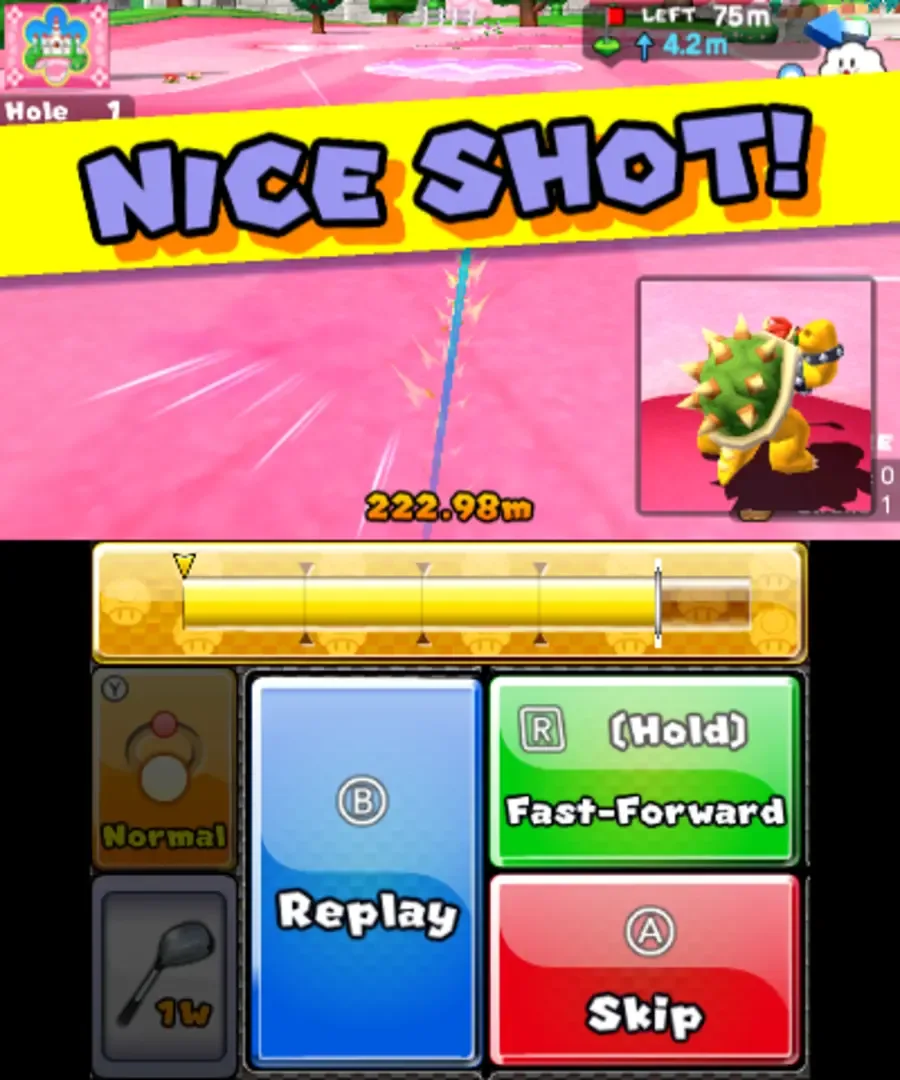 Captura de pantalla - Mario Golf: World Tour