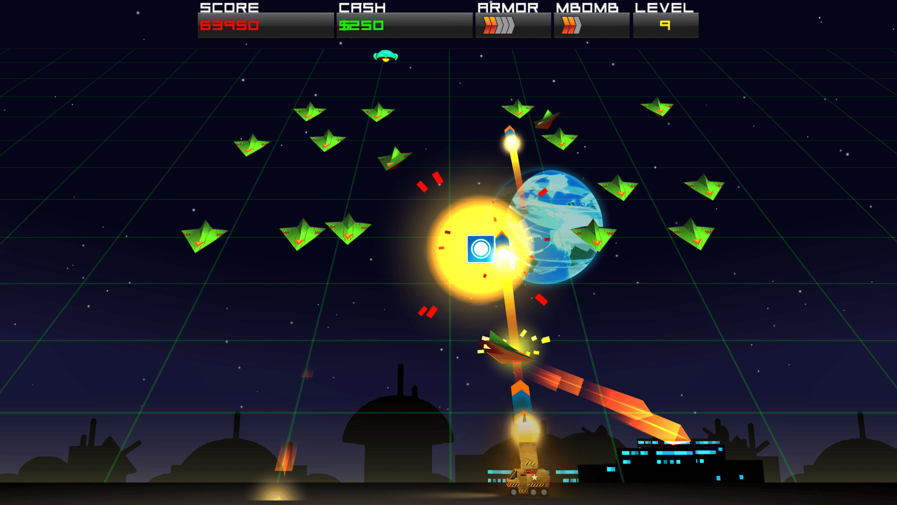 Cosmic Rocket Defender screenshot