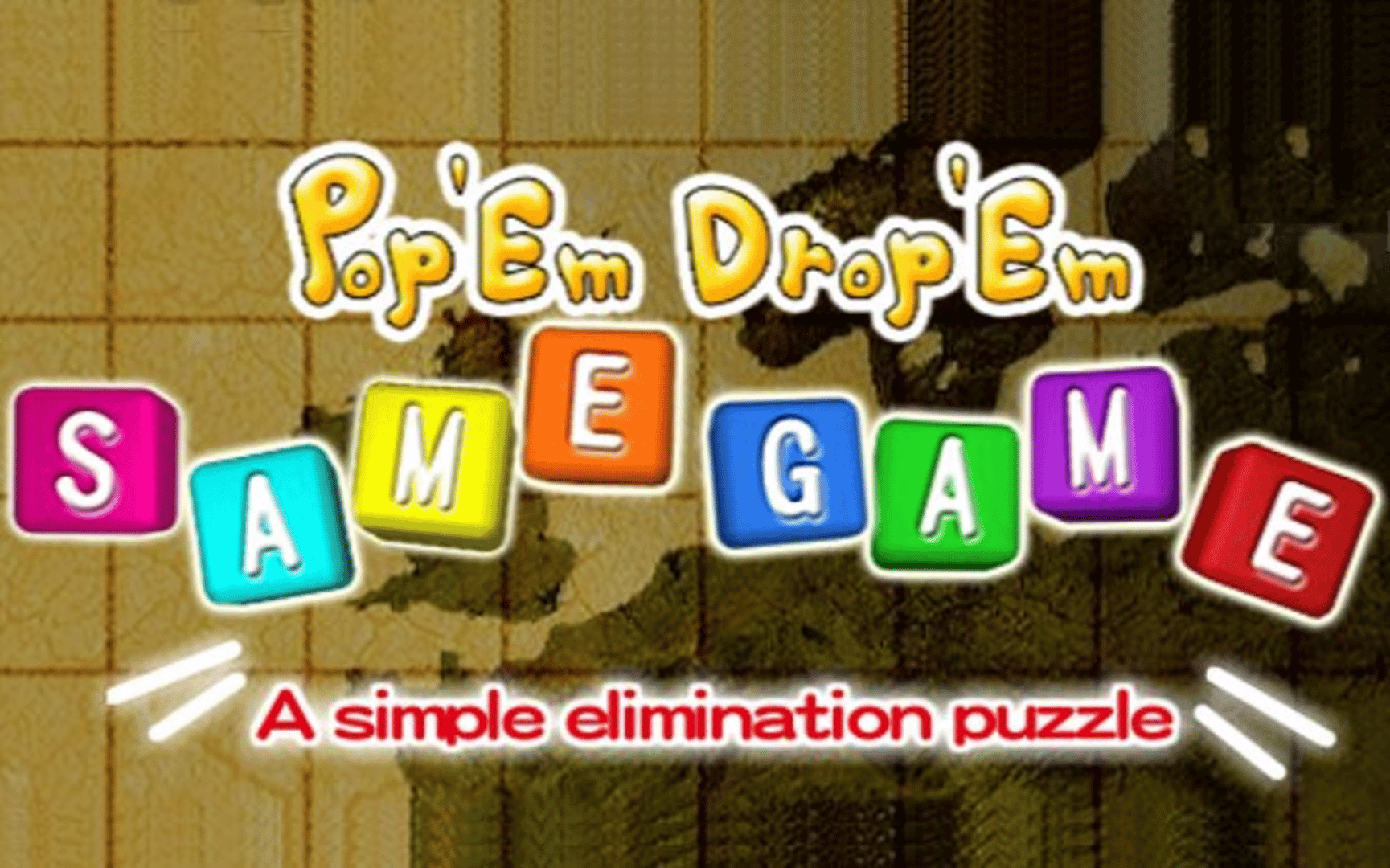 Pop 'Em Drop 'Em SameGame Cover