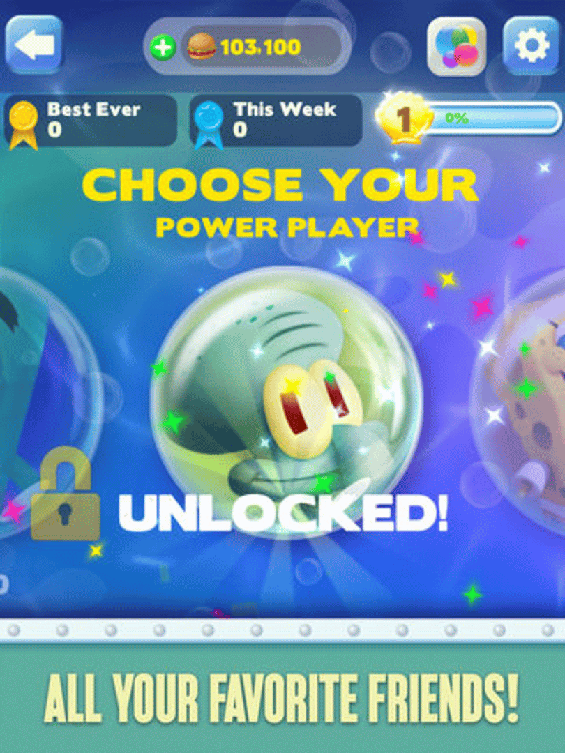 SpongeBob Bubble Party screenshot