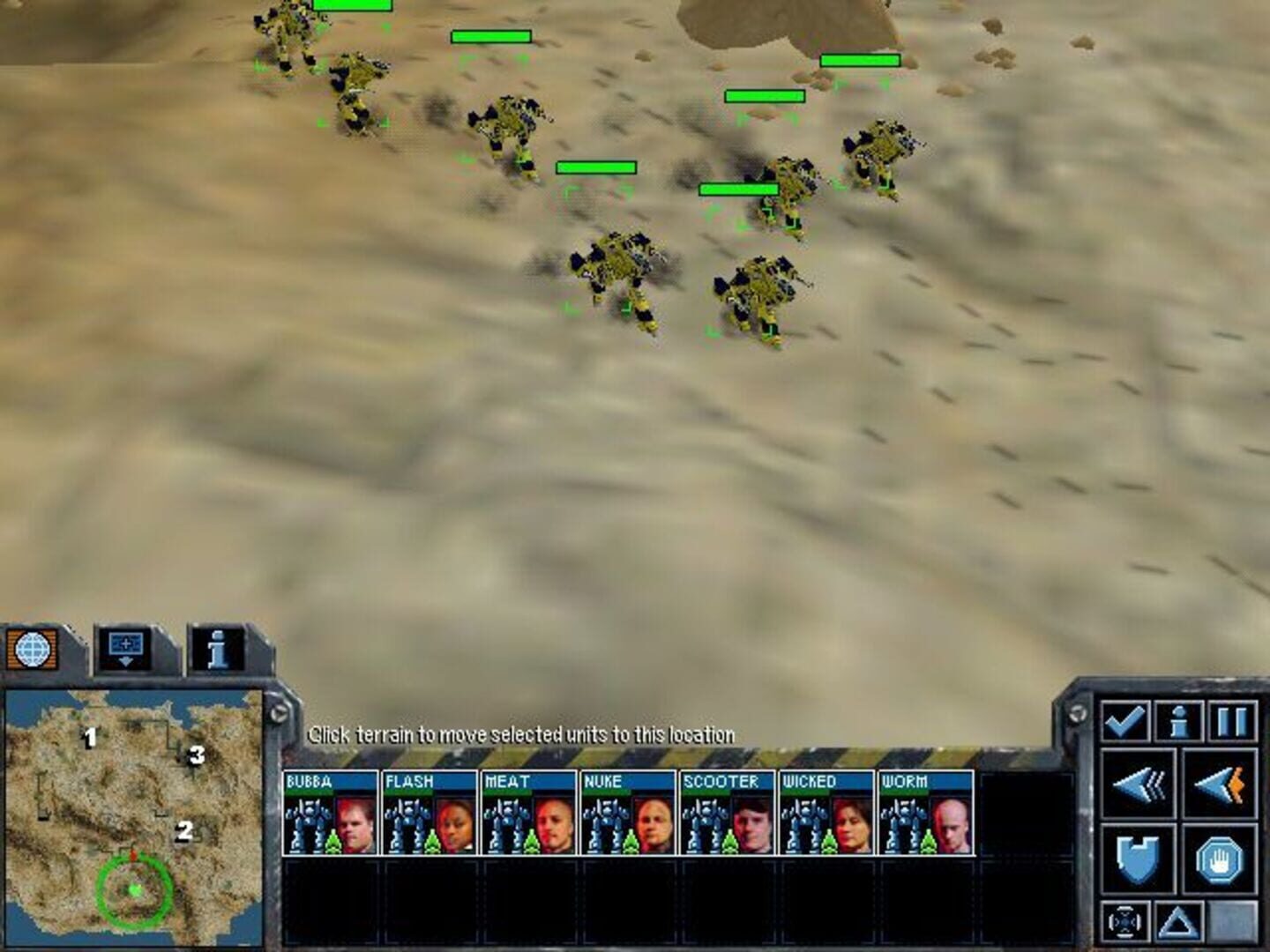 Captura de pantalla - MechCommander 2