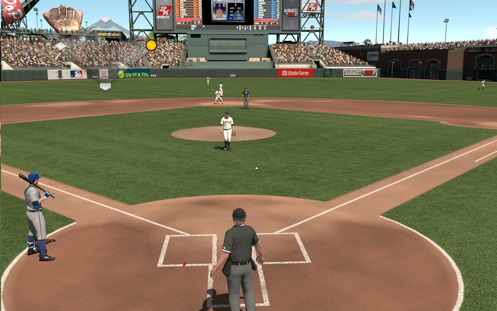 Captura de pantalla - Major League Baseball 2K11