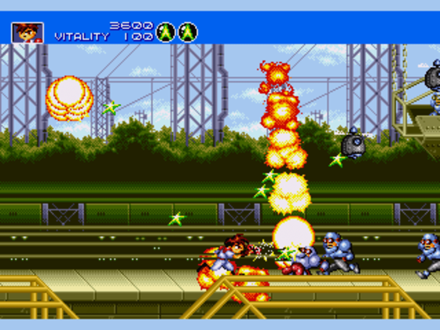 Gunstar Heroes screenshot