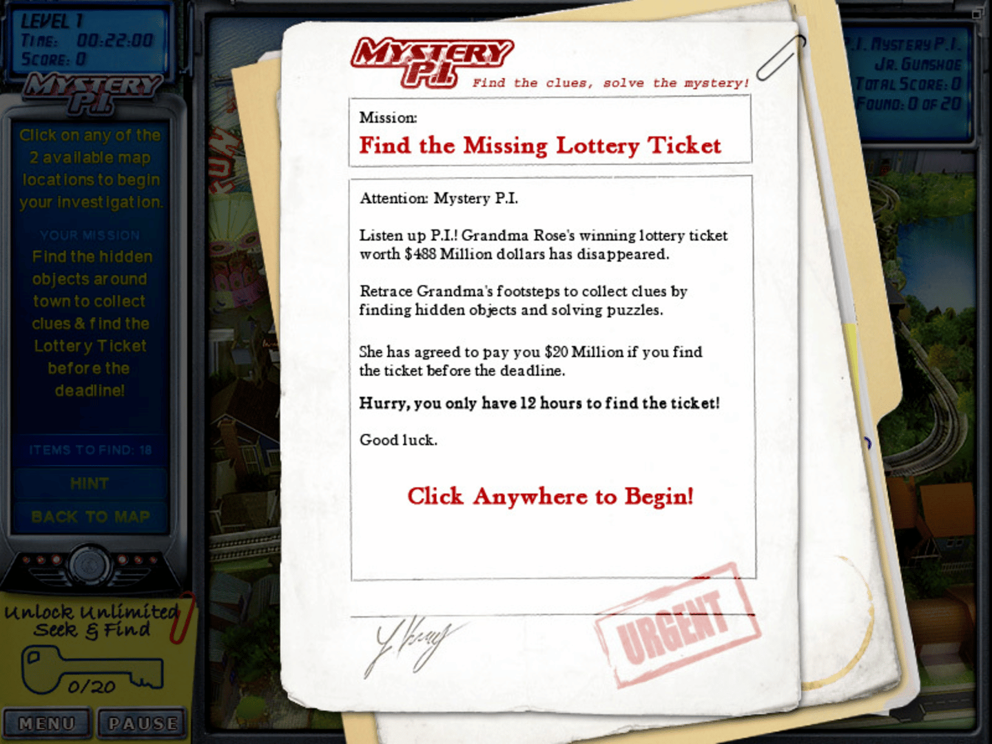 Mystery P.I.: The Lottery Ticket screenshot