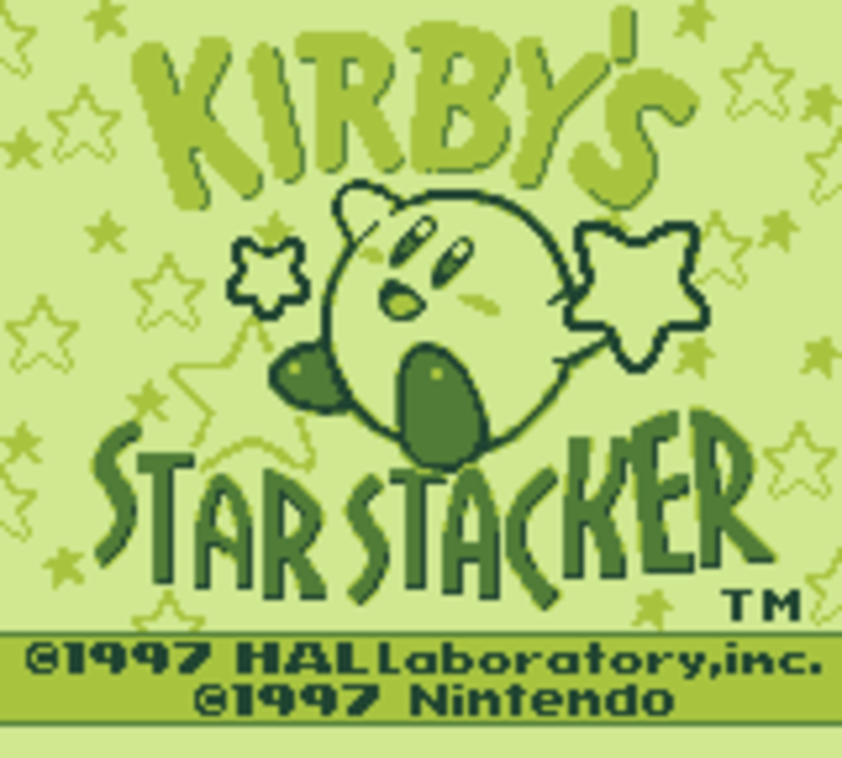 Kirby's Star Stacker screenshot