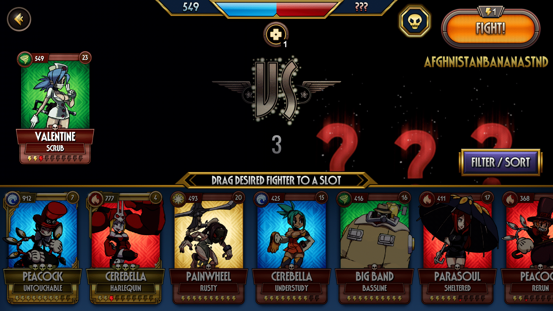 Skullgirls Mobile screenshot