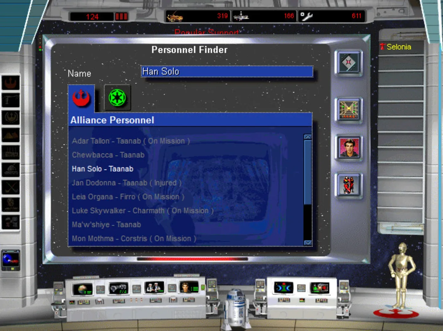 Captura de pantalla - Star Wars: Rebellion