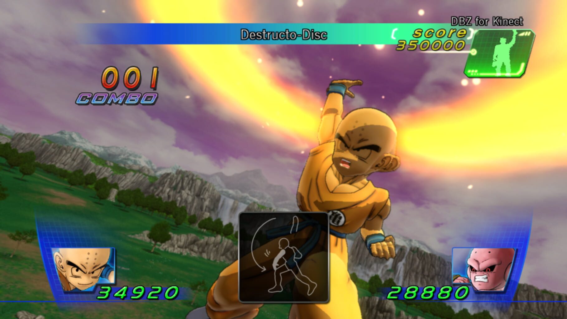 Captura de pantalla - Dragon Ball Z For Kinect