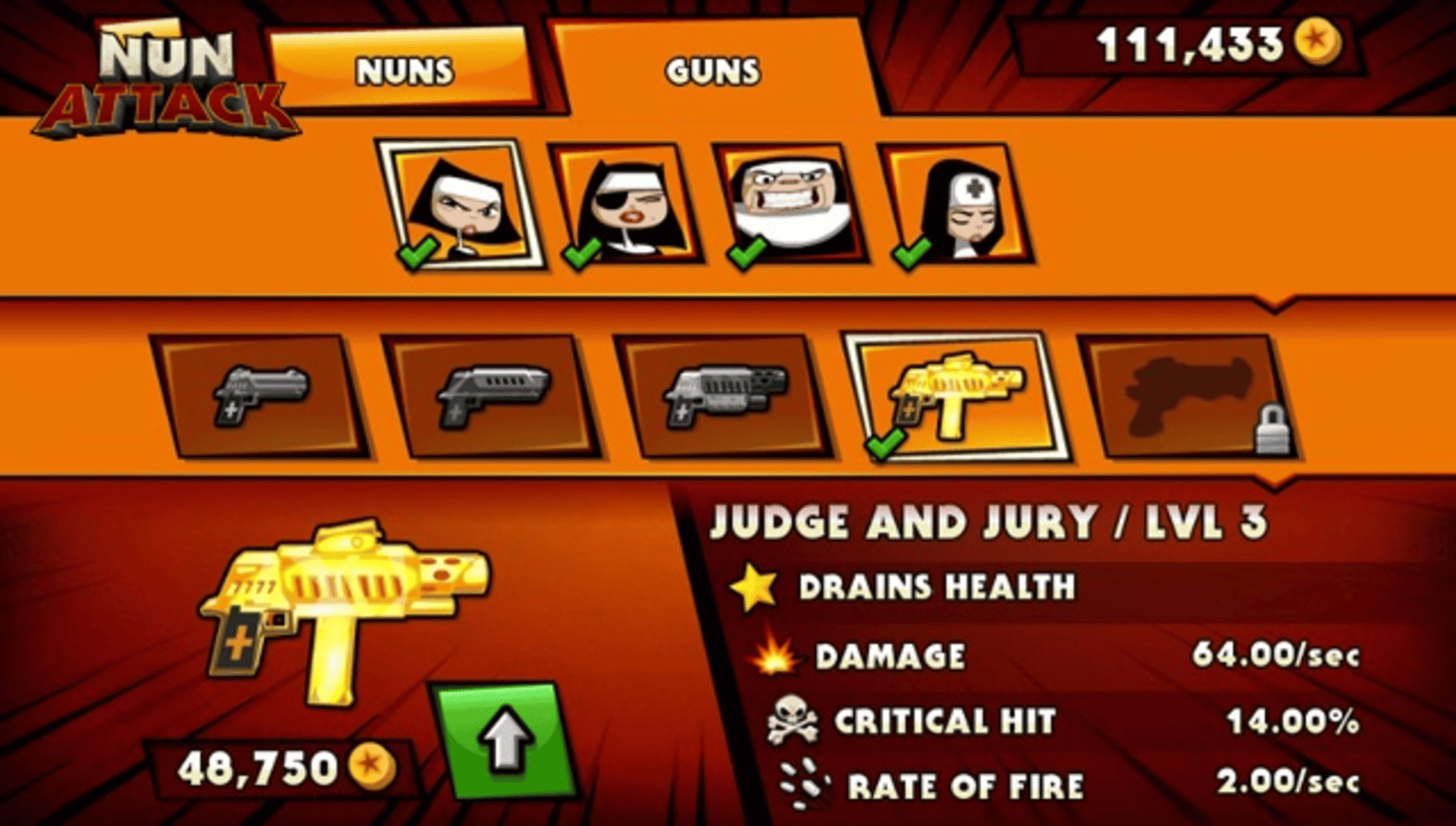 Nun Attack screenshot