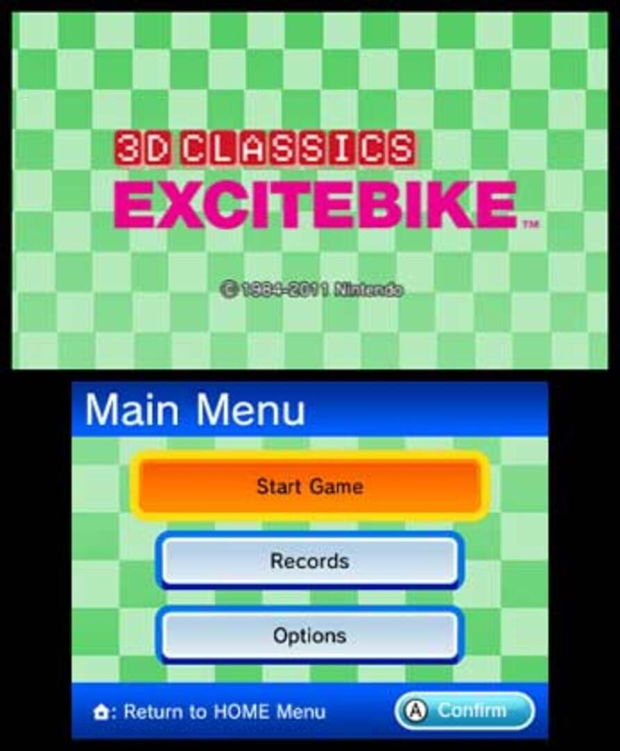 Captura de pantalla - 3D Classics: Excitebike