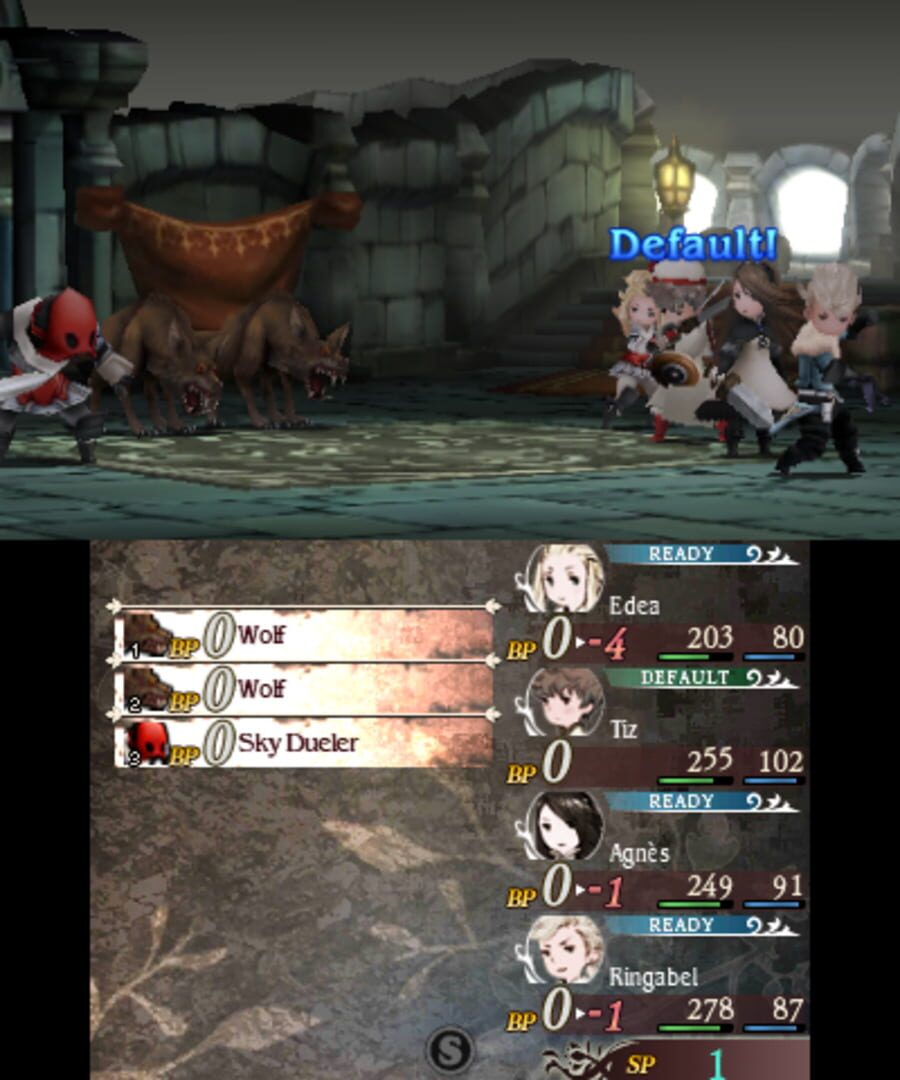 Captura de pantalla - Bravely Default