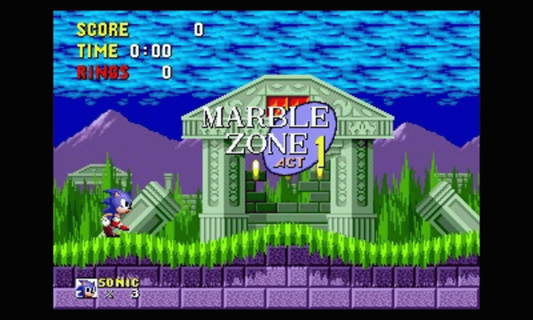 3D Sonic the Hedgehog screenshot