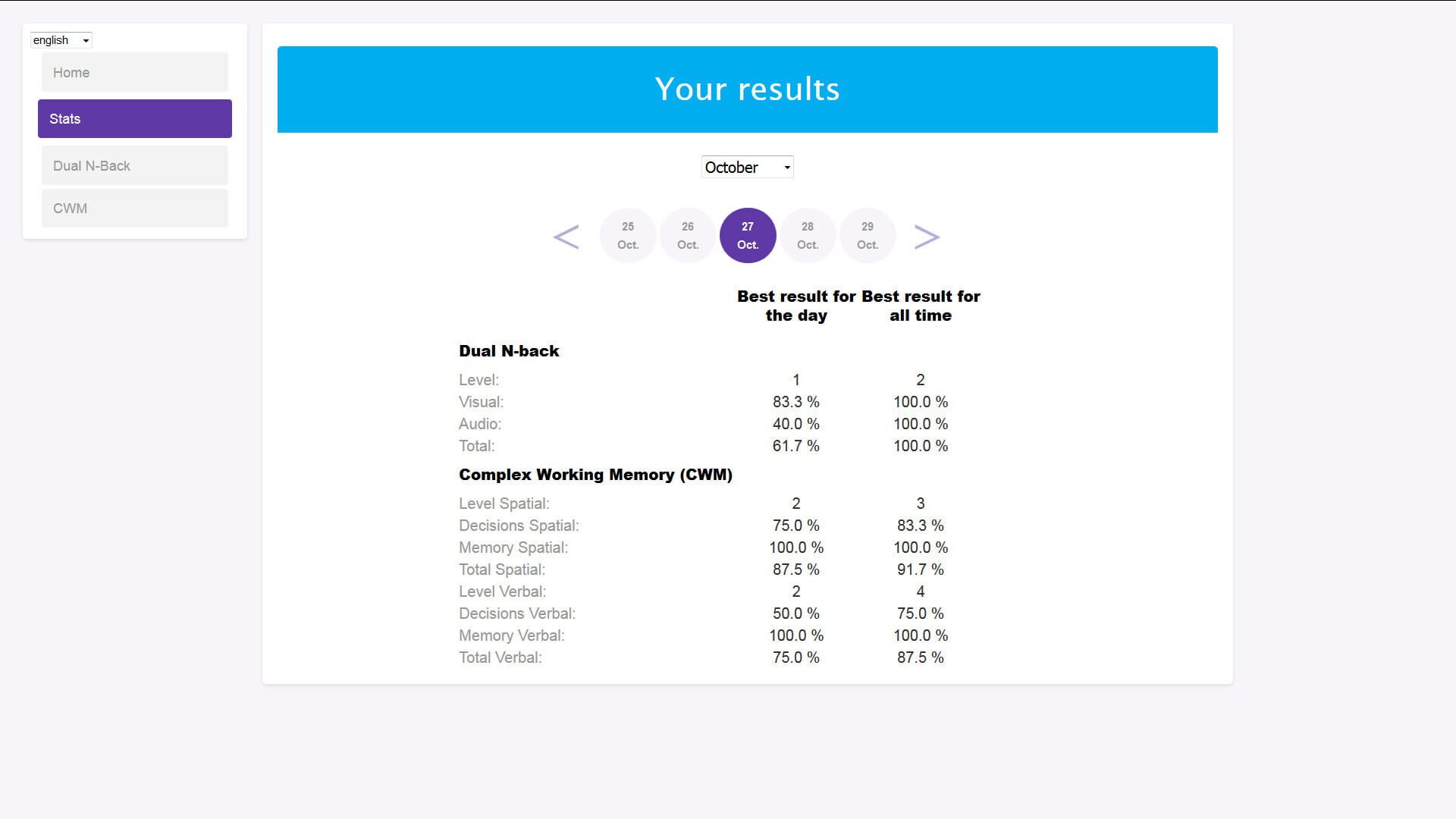 2-in-1 Fluid Intelligence - Screenshot