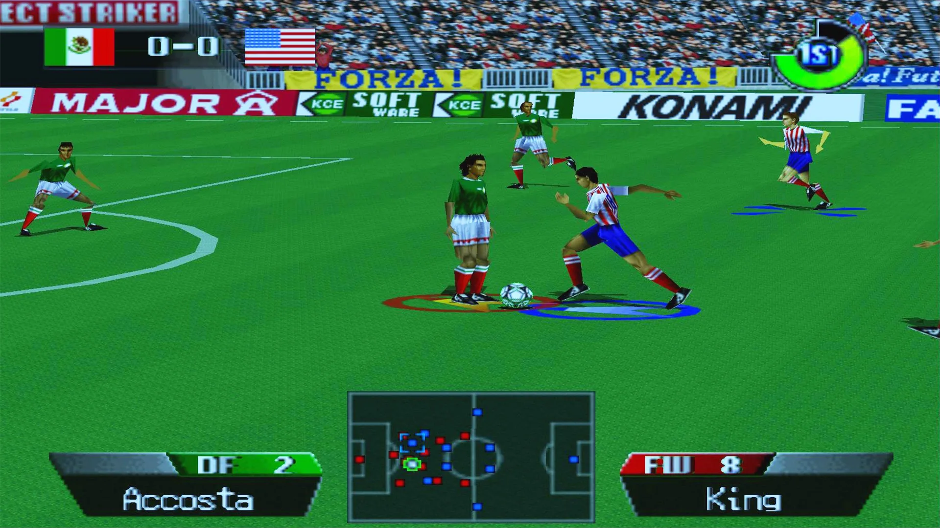 Captura de pantalla - International Superstar Soccer 64