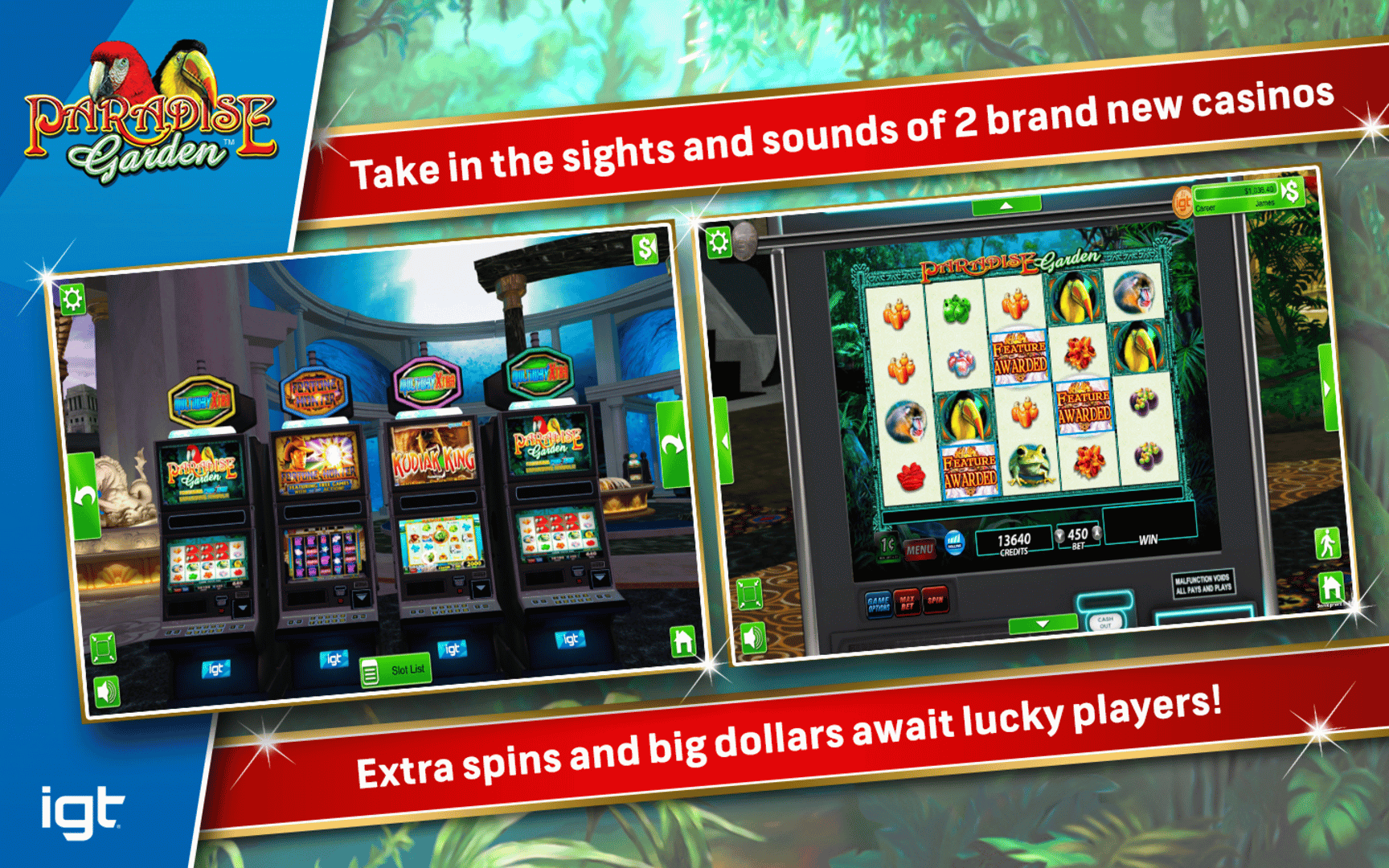 IGT Slots Paradise Garden screenshot