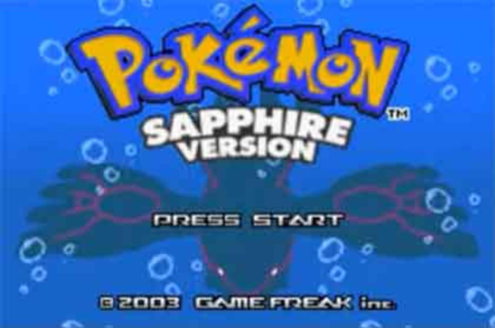 Pokémon Sapphire Version