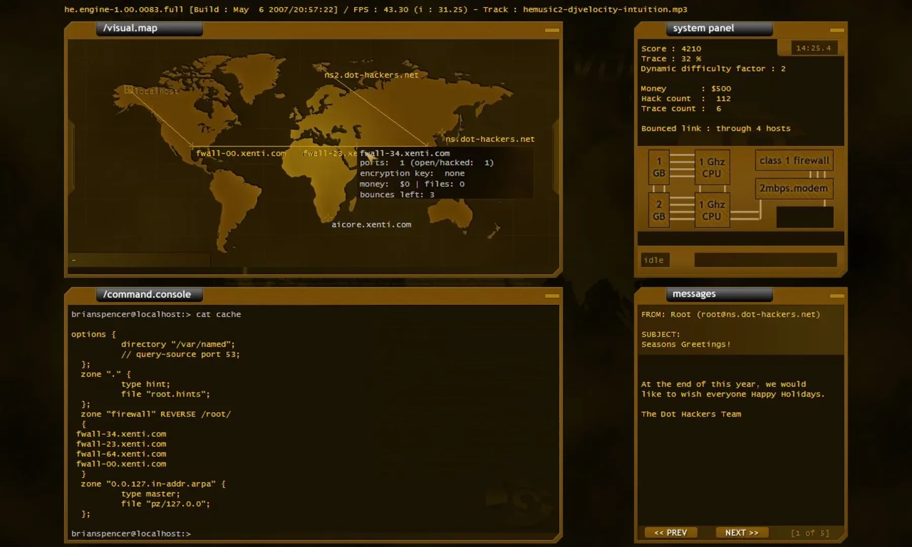 Hacker Evolution Source Code