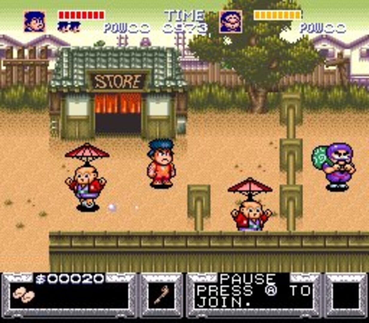 Captura de pantalla - The Legend of the Mystical Ninja