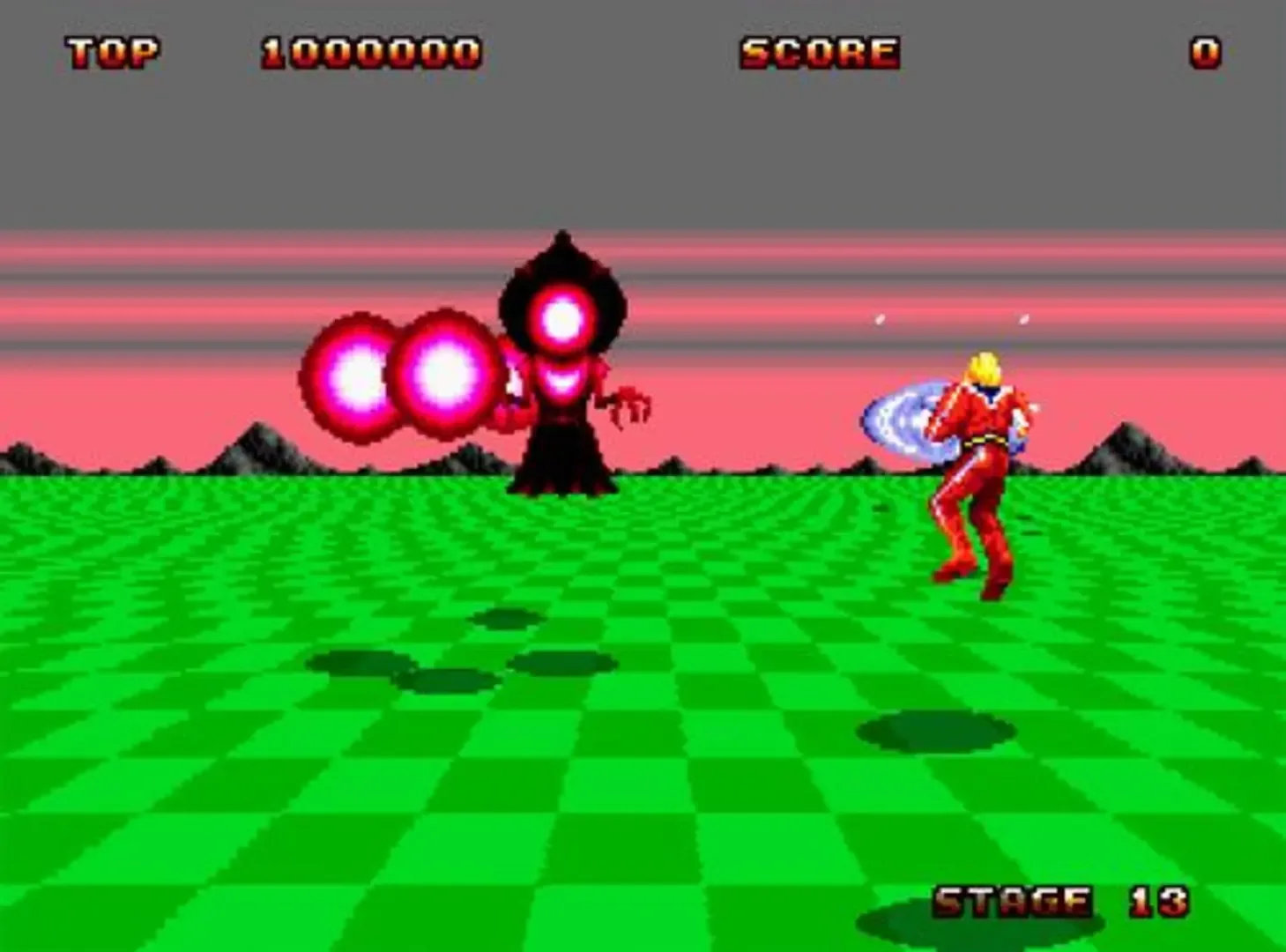 Captura de pantalla - Space Harrier II