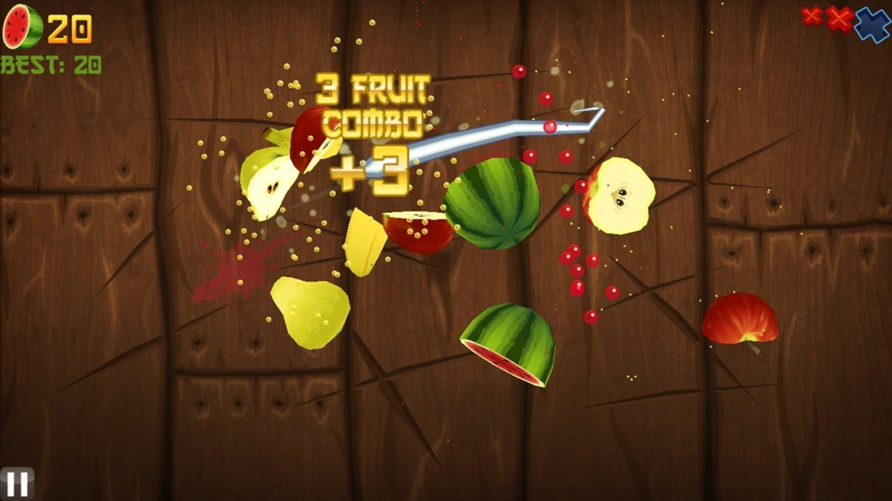 Captura de pantalla - Fruit Ninja