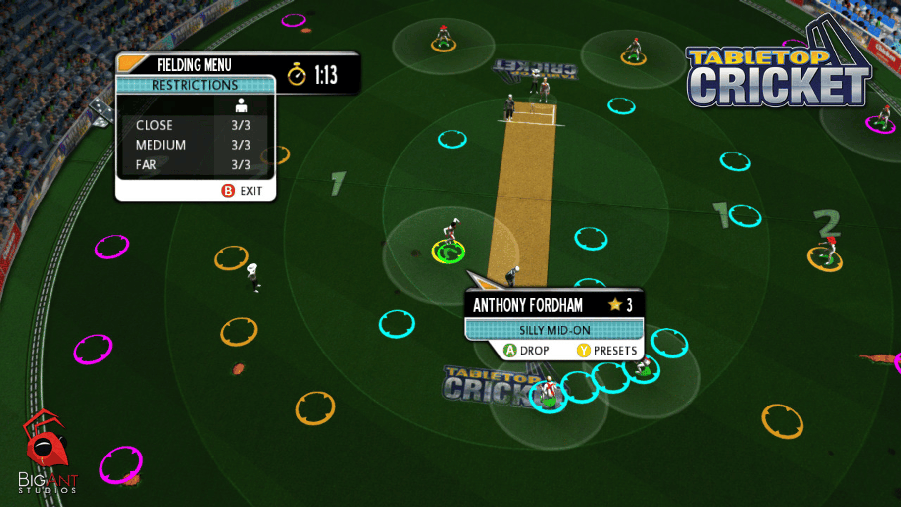 TableTop Cricket screenshot