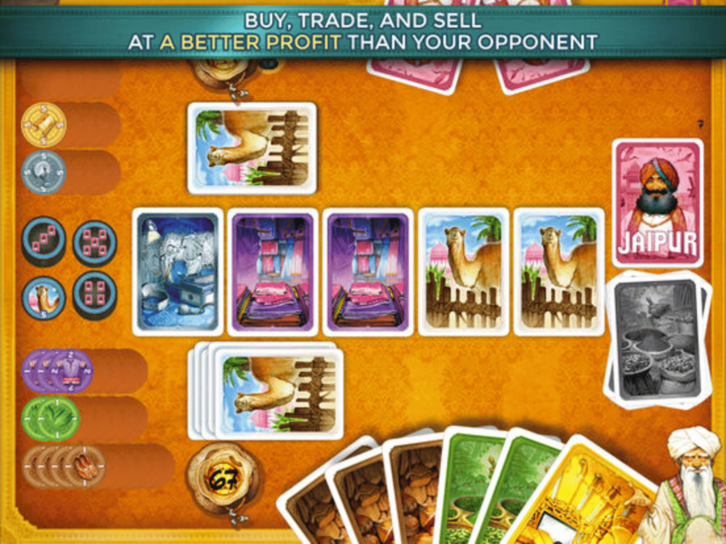 Jaipur: the board game screenshot