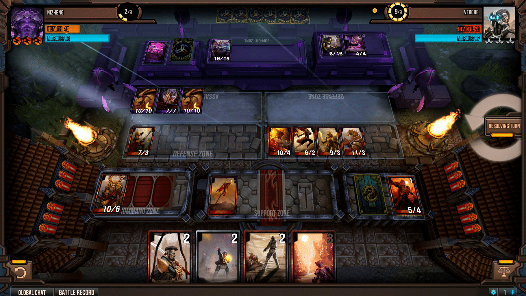 Infinity Wars: Animated Trading Card Game screenshot