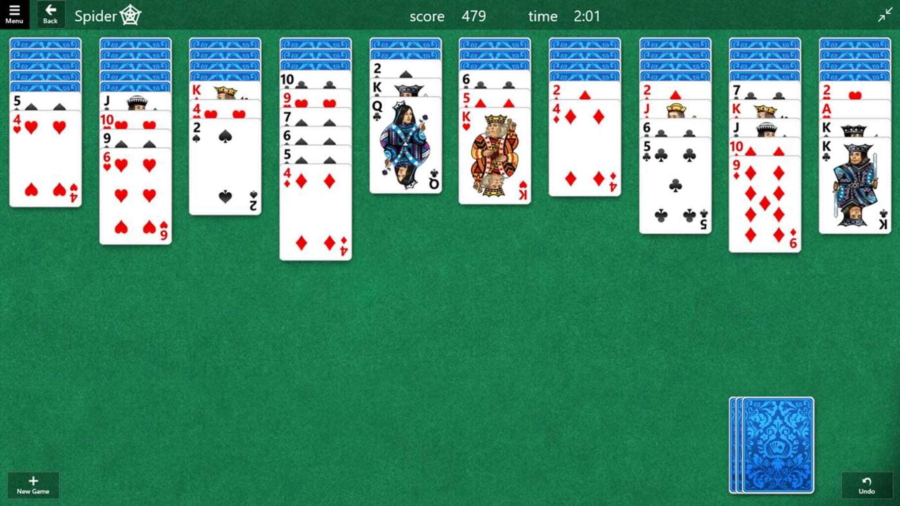 Captura de pantalla - Microsoft Solitaire Collection