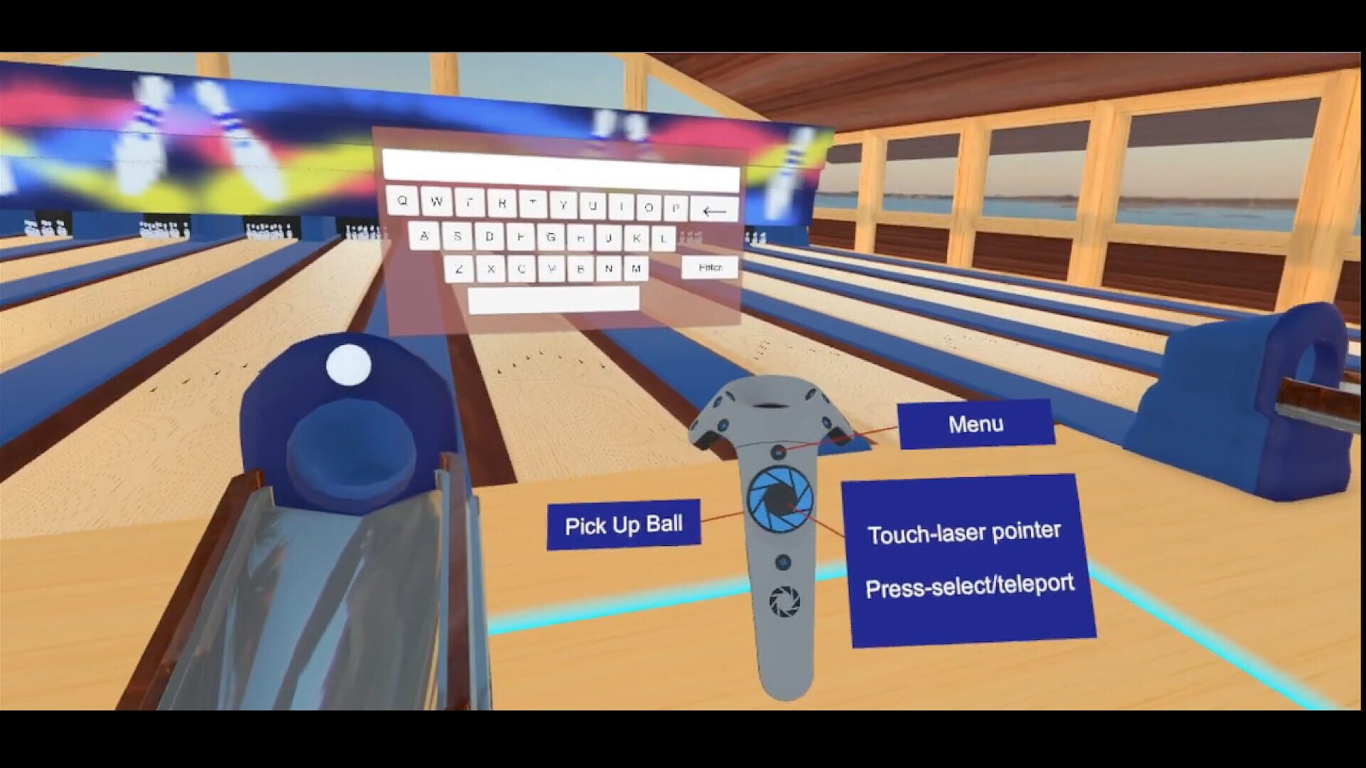 Bowling at the Lake - Screenshot