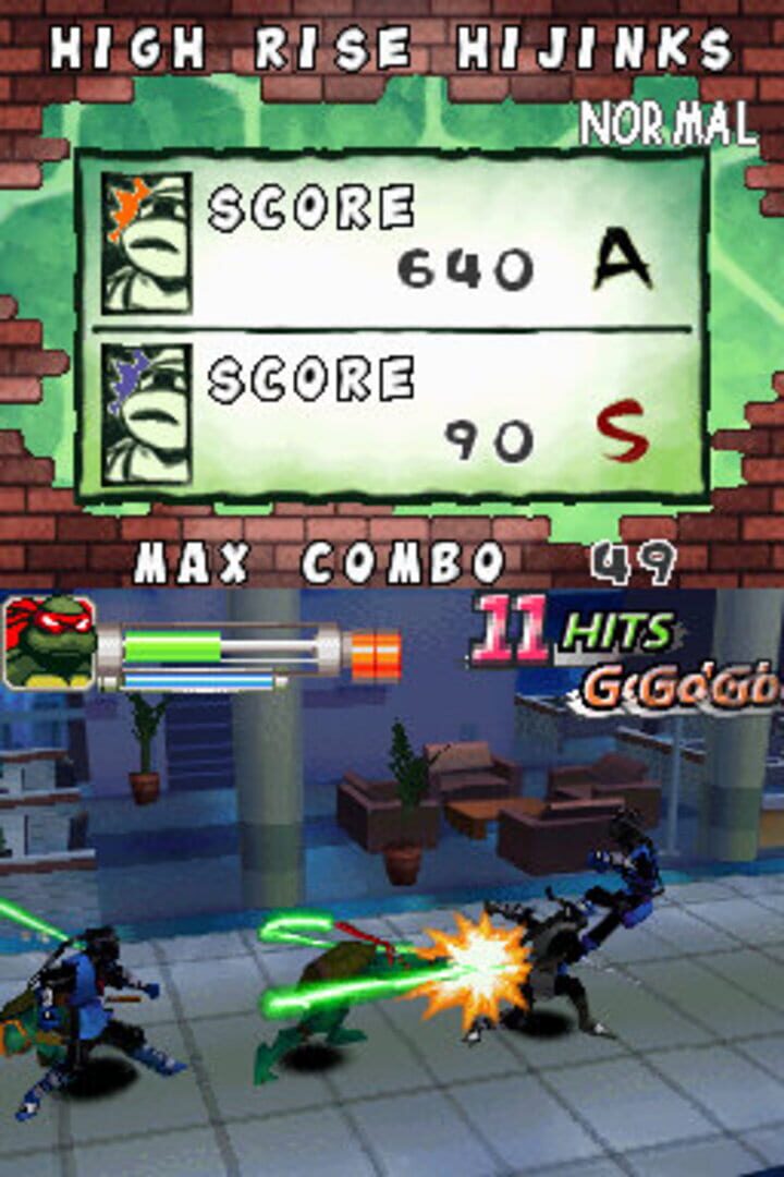 Captura de pantalla - Teenage Mutant Ninja Turtles: Arcade Attack